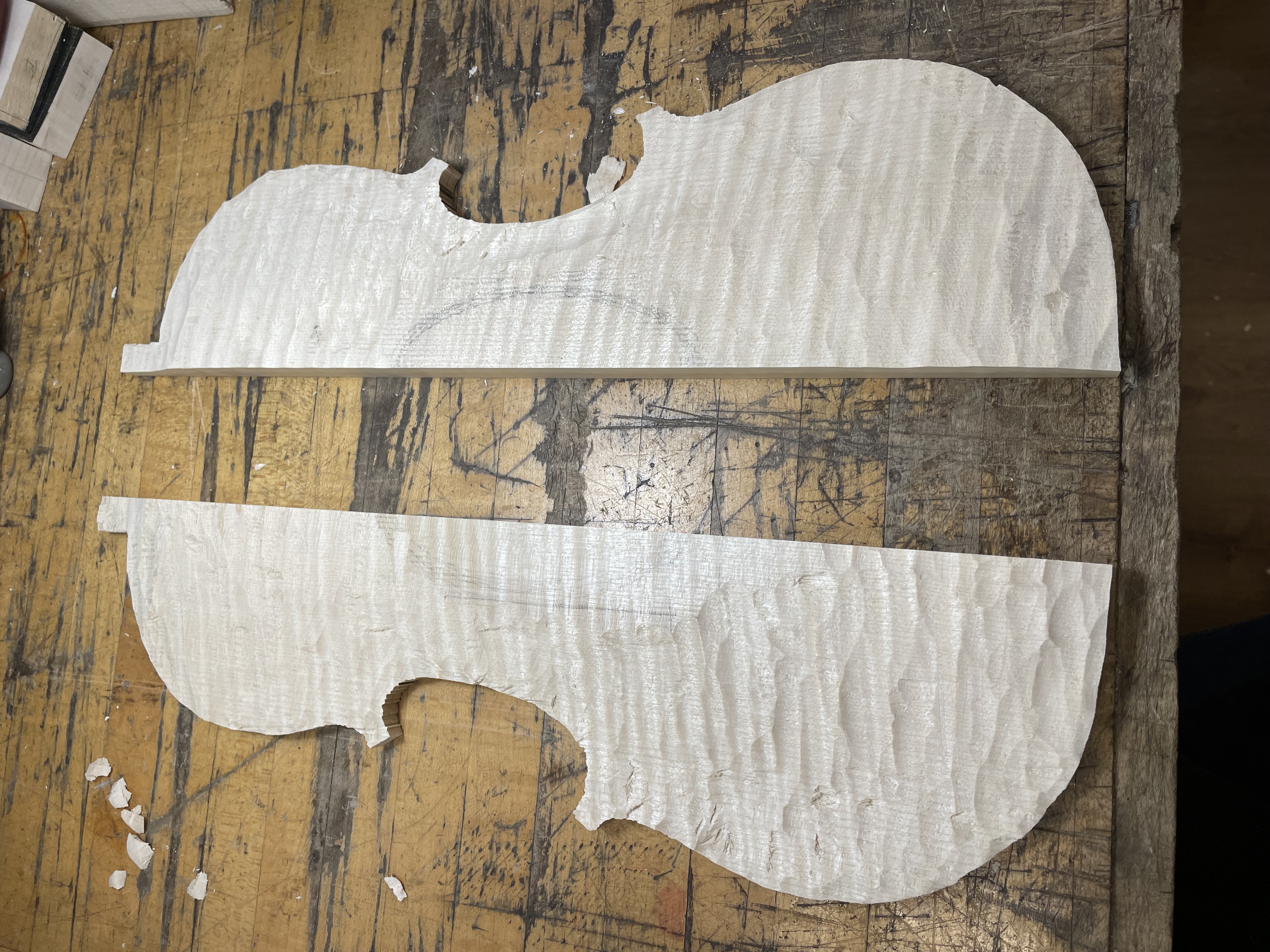 maple split in half